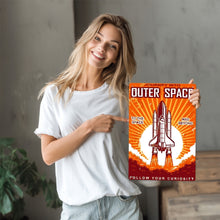 Charger l&#39;image dans la galerie, Peinture par Numéros Affiche Métallique - Voyage dans l&#39;Espace