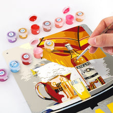 Charger l&#39;image dans la galerie, Peinture par Numéros Affiche Métallique - Ricard Apéritif anisé Gris