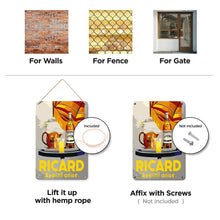 Charger l&#39;image dans la galerie, Peinture par Numéros Affiche Métallique - Ricard Apéritif anisé Gris