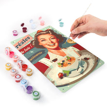 Charger l&#39;image dans la galerie, Peinture par Numéros Affiche Métallique - Publicité vintage pour Céréales