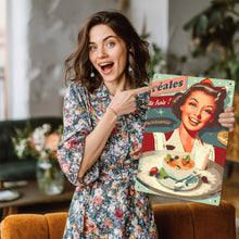 Charger l&#39;image dans la galerie, Peinture par Numéros Affiche Métallique - Publicité vintage pour Céréales