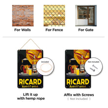 Charger l&#39;image dans la galerie, Peinture par Numéros Affiche Métallique - Ricard Apéritif anisé Noir