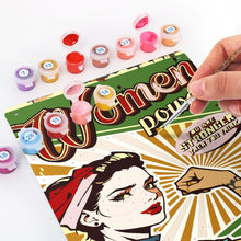 Charger l&#39;image dans la galerie, Peinture par Numéros Affiche Métallique - Pouvoir des Femmes