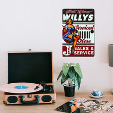 Charger l&#39;image dans la galerie, Peinture par Numéros Affiche Métallique - Garage Willys