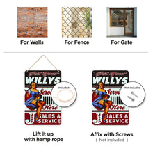 Charger l&#39;image dans la galerie, Peinture par Numéros Affiche Métallique - Garage Willys