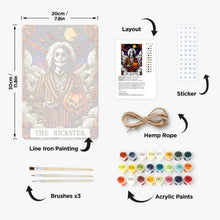 Charger l&#39;image dans la galerie, Peinture par Numéros Affiche Métallique - Le Farceur Rayures orange