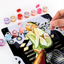 Charger l&#39;image dans la galerie, Peinture par Numéros Affiche Métallique - Monde du Cinéma