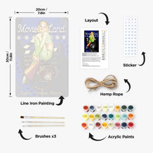 Charger l&#39;image dans la galerie, Peinture par Numéros Affiche Métallique - Monde du Cinéma