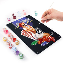 Charger l&#39;image dans la galerie, Peinture par Numéros Affiche Métallique - Glamour de Las Vegas