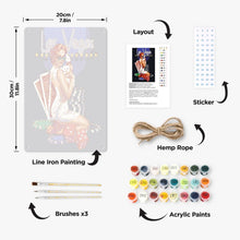 Charger l&#39;image dans la galerie, Peinture par Numéros Affiche Métallique - Glamour de Las Vegas