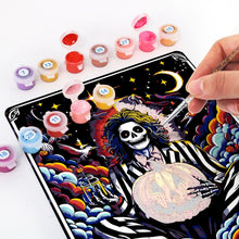 Charger l&#39;image dans la galerie, Peinture par Numéros Affiche Métallique - Le Farceur Rayures noires et blanches