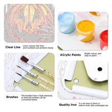 Charger l&#39;image dans la galerie, Peinture par Numéros Affiche Métallique - Le Farceur Rayures noires et blanches