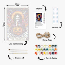 Charger l&#39;image dans la galerie, Peinture par Numéros Affiche Métallique - Le Farceur Halo et Nuages