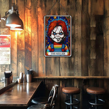 Charger l&#39;image dans la galerie, Peinture par Numéros Affiche Métallique - Le Tueur Poupée rouge