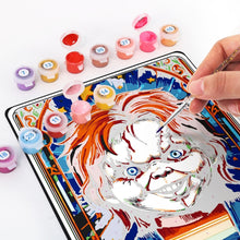 Charger l&#39;image dans la galerie, Peinture par Numéros Affiche Métallique - Le Tueur Poupée rouge