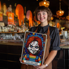 Charger l&#39;image dans la galerie, Peinture par Numéros Affiche Métallique - Le Tueur Poupée rouge