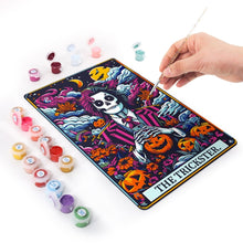 Charger l&#39;image dans la galerie, Peinture par Numéros Affiche Métallique - Le Farceur Jardin nocturne