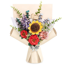 Charger l&#39;image dans la galerie, Puzzle 3D Bouquet de fleurs en bois