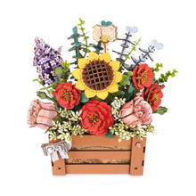 Charger l&#39;image dans la galerie, Puzzle 3D Boîte Fleurie en Bois
