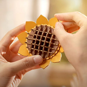 Puzzle 3D Boîte Fleurie en Bois