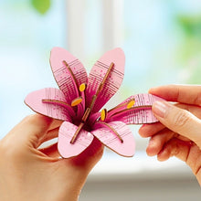 Charger l&#39;image dans la galerie, Puzzle 3D Panier de Fleurs en Bois
