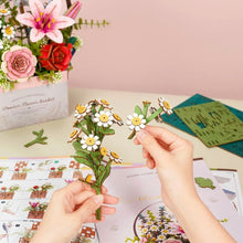 Charger l&#39;image dans la galerie, Puzzle 3D Panier de Fleurs en Bois