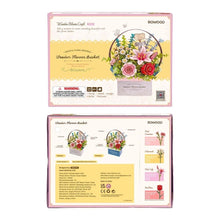 Charger l&#39;image dans la galerie, Puzzle 3D Panier de Fleurs en Bois