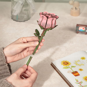 Puzzle 3D Rose rose