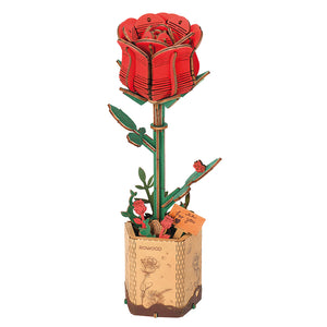 Puzzle 3D Rose rouge