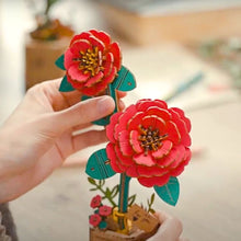 Charger l&#39;image dans la galerie, Puzzle 3D Œillet rouge