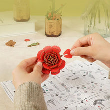 Charger l&#39;image dans la galerie, Puzzle 3D Œillet rouge