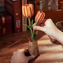 Charger l&#39;image dans la galerie, Puzzle 3D Tulipe Orange