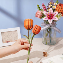 Charger l&#39;image dans la galerie, Puzzle 3D Tulipe Orange