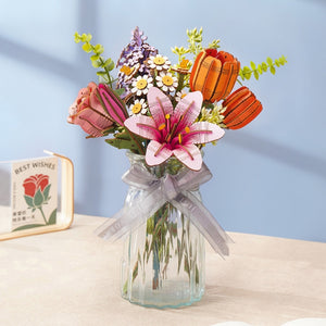 Puzzle 3D Tulipe Orange