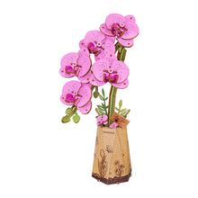 Charger l&#39;image dans la galerie, Puzzle 3D Orchidée Violette et Papillon
