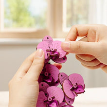 Charger l&#39;image dans la galerie, Puzzle 3D Orchidée Violette et Papillon