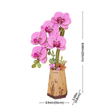 Charger l&#39;image dans la galerie, Puzzle 3D Orchidée Violette et Papillon