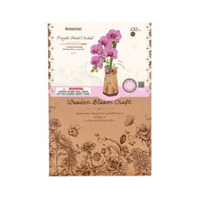 Charger l&#39;image dans la galerie, Puzzle 3D Orchidée Violette et Papillon