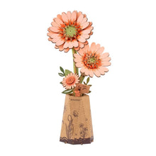 Charger l'image dans la galerie, Puzzle 3D - Gerbera orange clair