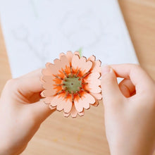 Charger l'image dans la galerie, Puzzle 3D - Gerbera orange clair