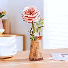 Charger l'image dans la galerie, Puzzle 3D - Dahlia rose Figured'Art