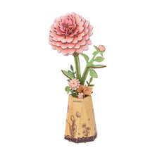 Charger l'image dans la galerie, Puzzle 3D - Dahlia rose