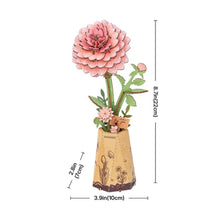 Charger l'image dans la galerie, Puzzle 3D - Dahlia rose