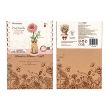Charger l'image dans la galerie, Puzzle 3D - Dahlia rose