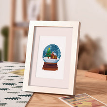 Charger l&#39;image dans la galerie, Mini Diamond Painting 15x20cm (2 pièces) - Smoothie d&#39;Été et Boule à Neige d&#39;Hiver
