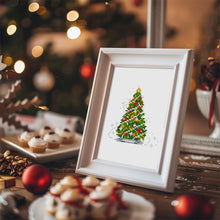 Charger l&#39;image dans la galerie, Mini Diamond Painting 15x20cm (2 pièces) - Œufs de Pâques et Sapins de Noël