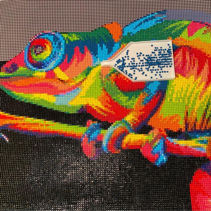 Stéphanie et son diamond painting