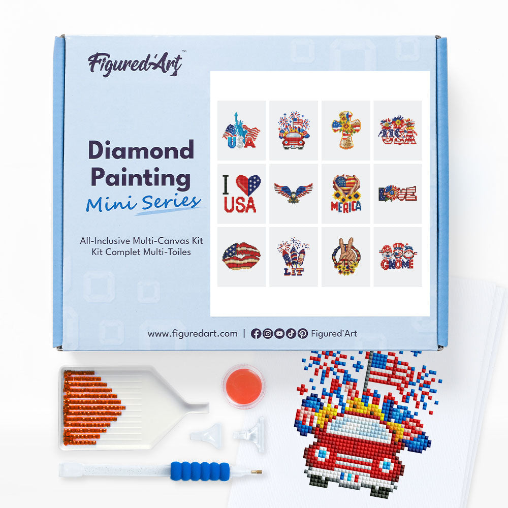 Mini Série Diamond Painting - Amérique