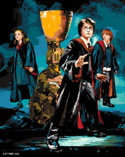 Charger l'image dans la galerie, Peinture par numéros Figured'Art Harry Potter - Le Trio et la Coupe de Feu