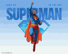 Charger l'image dans la galerie, Peinture par numéros Figured'Art Vol Céleste de Superman